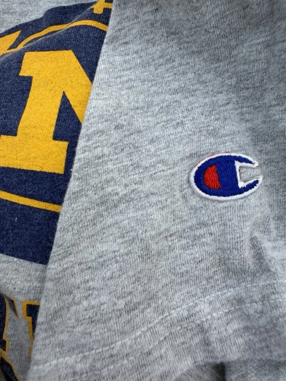Vintage 90s Champion Michigan Wolverines 1997 National Champions tshirt L retro - Picture 4 of 7